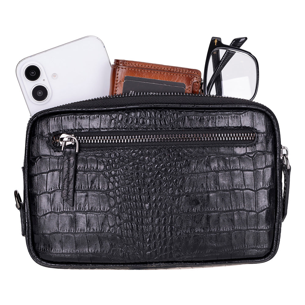 Noma Leather Clutch Bag