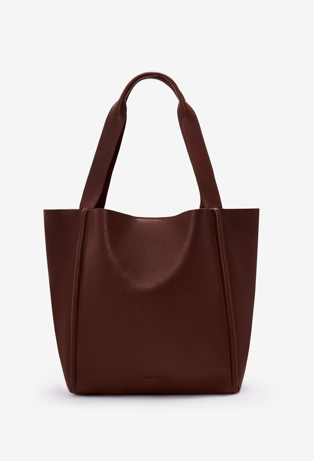 Tala Large Leather Tote Bag - Brown