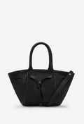 Warmi Carryall Leather Bag - Black
