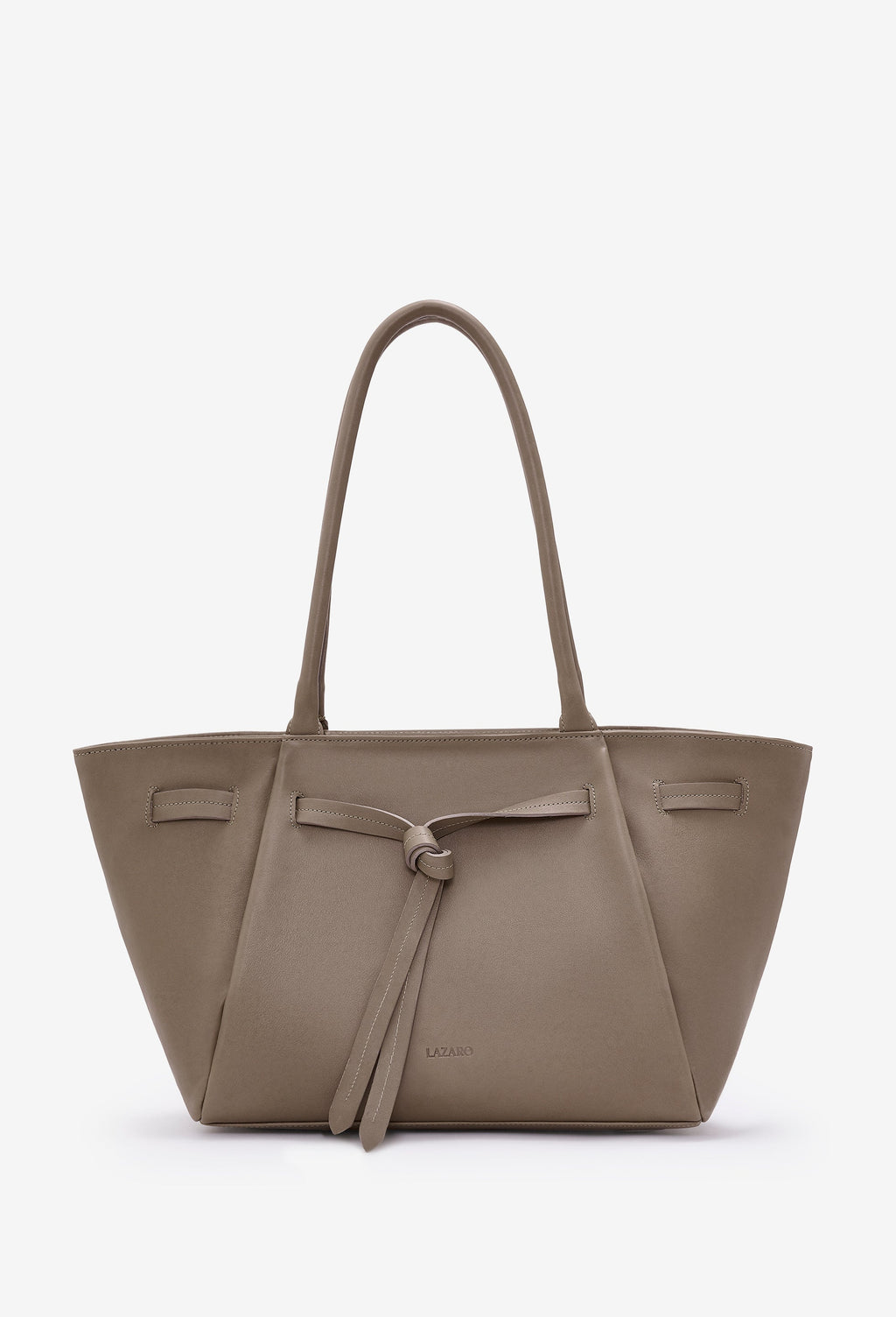 Warmi Large Carryall Leather Bag - Mink
